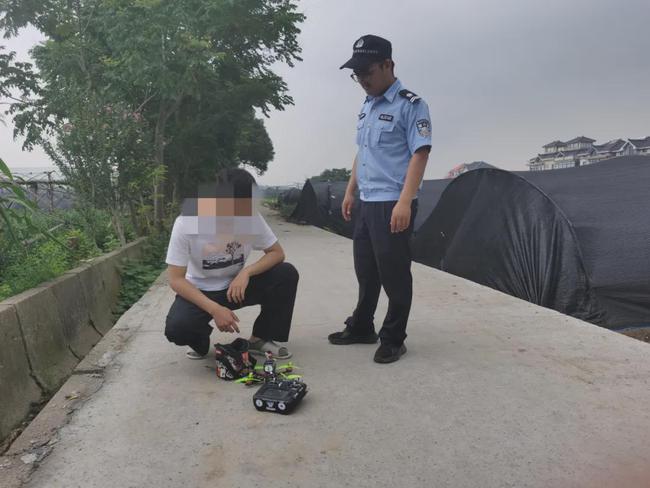 航拍吸粉赚流量,两名男子黑飞无人机被杭州萧山警方抓获